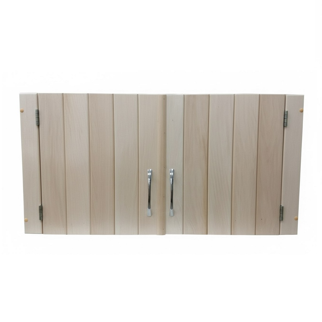 Ящик настенный, Липа, для бани и сауны, 295х395х800 мм, дерево