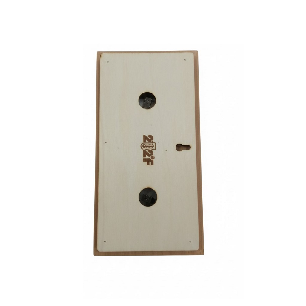 Станция банная 212F ТН-21 RB термогигрометр с песочными часами, канадский кедр, светло-коричневый