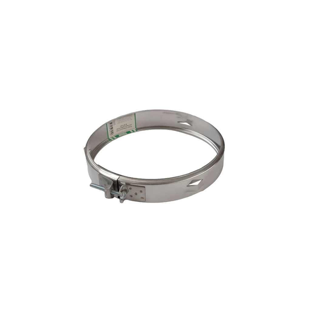 Хомут для дымоходов Ferrum d 197, под растяжки, обжимной, сталь 0.5 мм