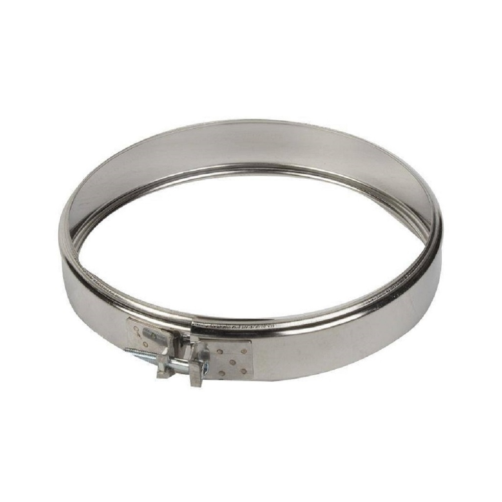 Хомут  для дымохода Феникс d 250 мм, обжимной, соединительный, оцинкованный