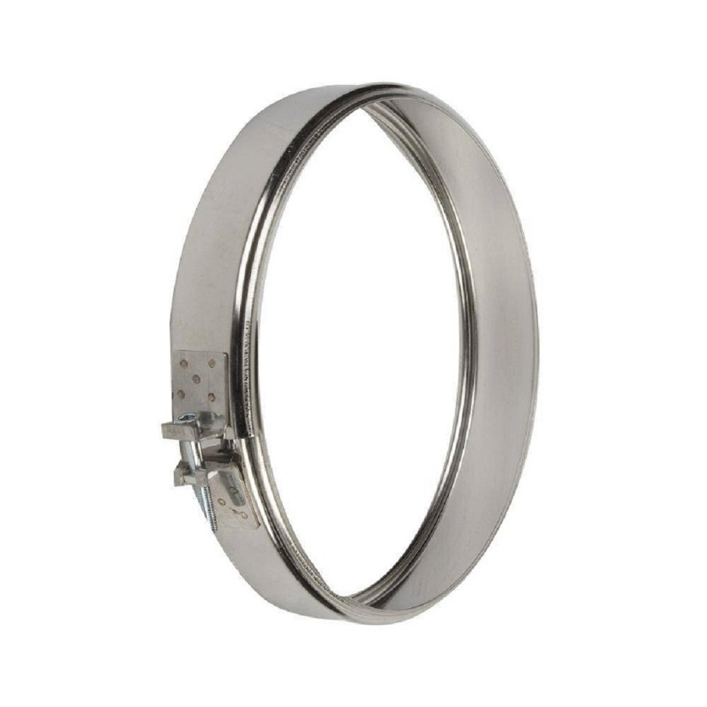 Хомут  для дымохода Феникс d 250 мм, обжимной, соединительный, оцинкованный