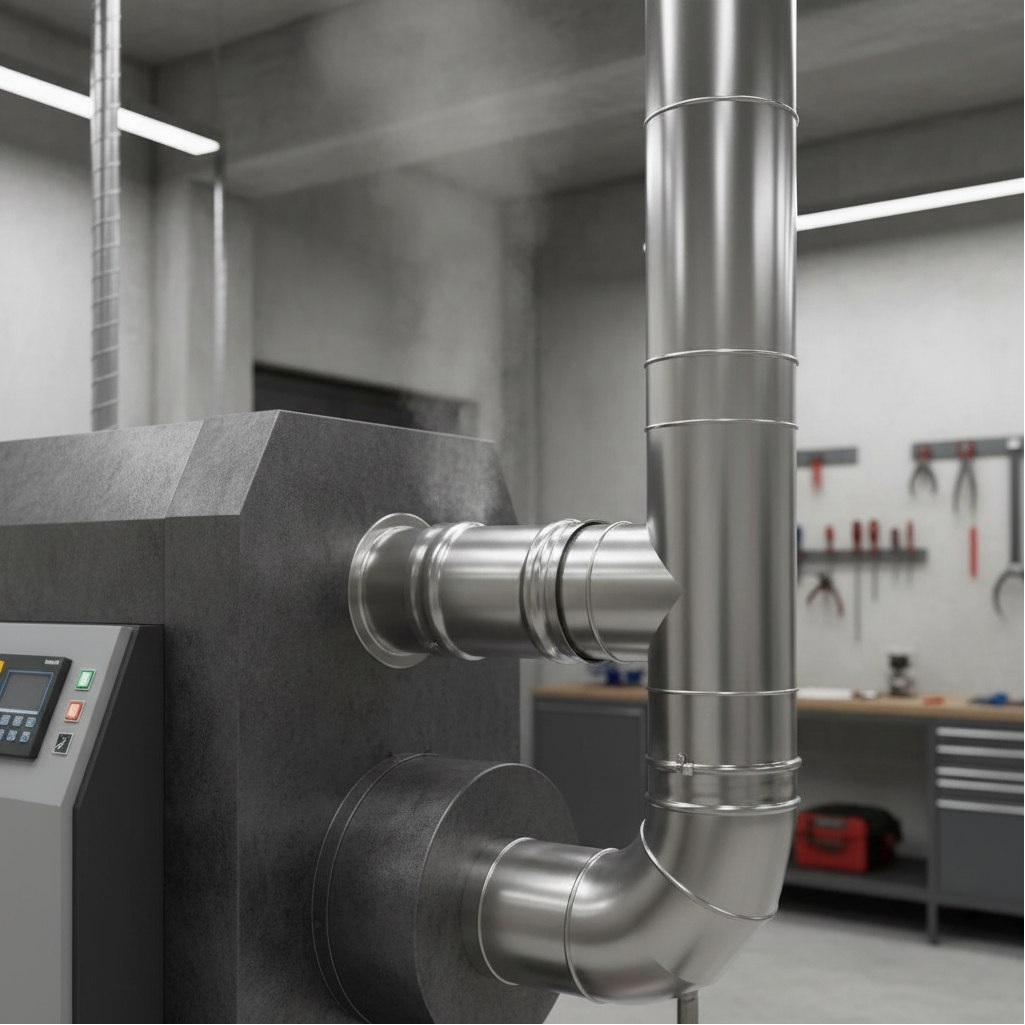 Адаптер для дымохода Ferrum ММ d 150, нержавеющая сталь, 0.8 мм