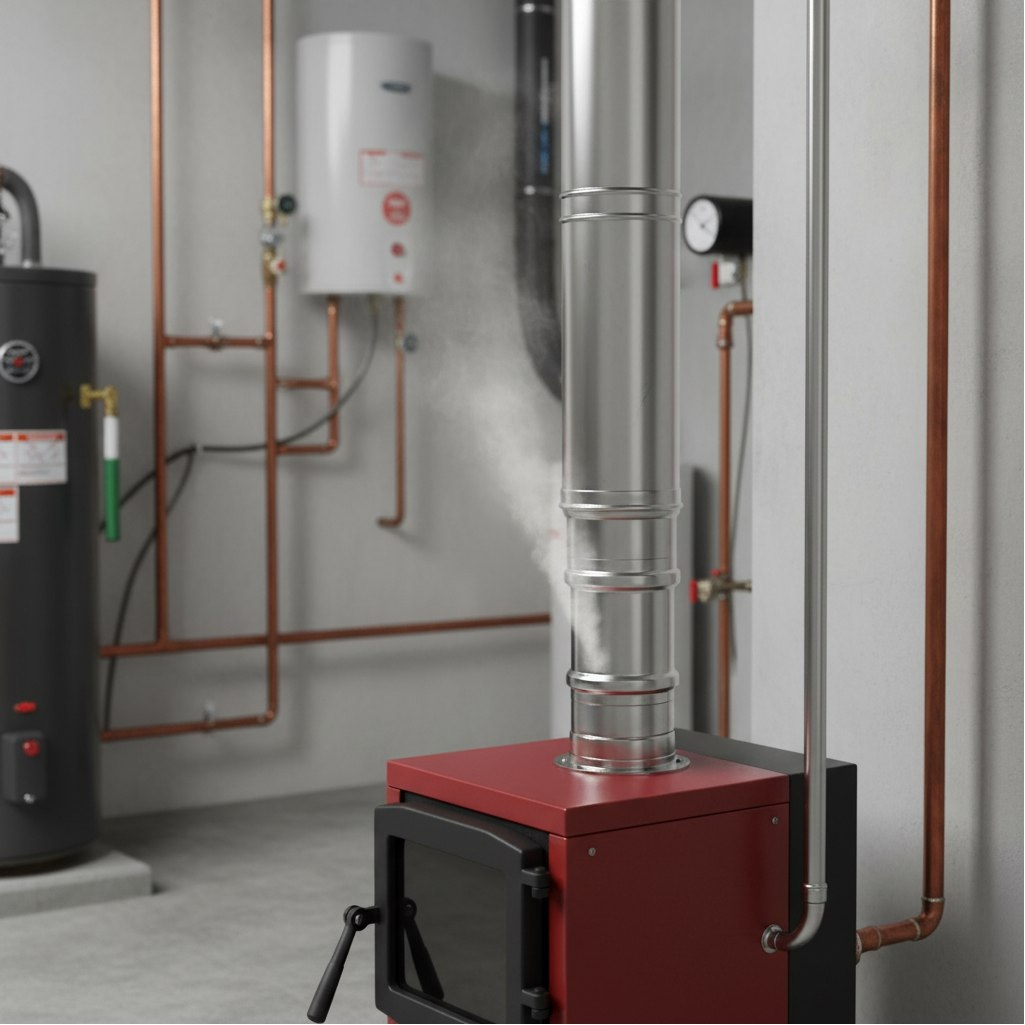 Адаптер для дымохода Ferrum ММ d 150, нержавеющая сталь, 0.8 мм