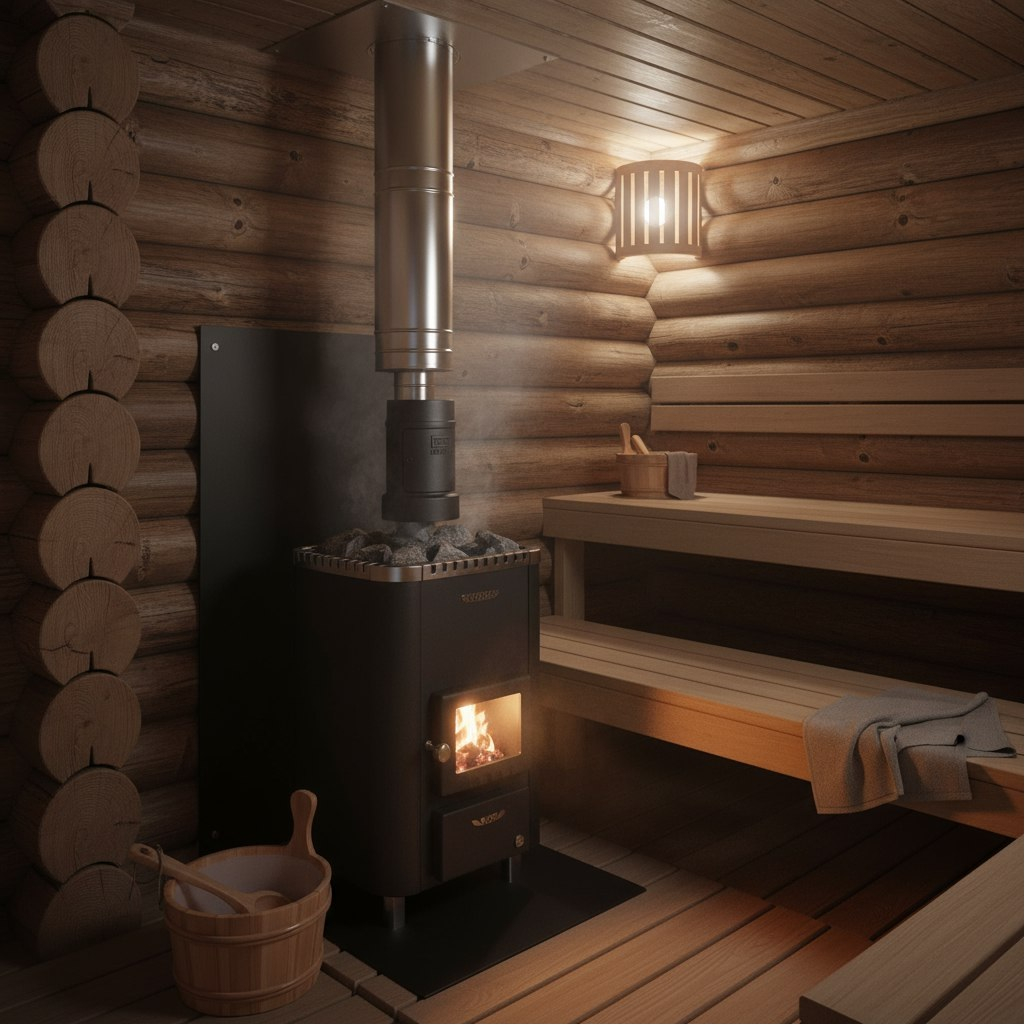 Дымоход стартовый, с ревизией, диаметр 115-136 мм, чугун, серый