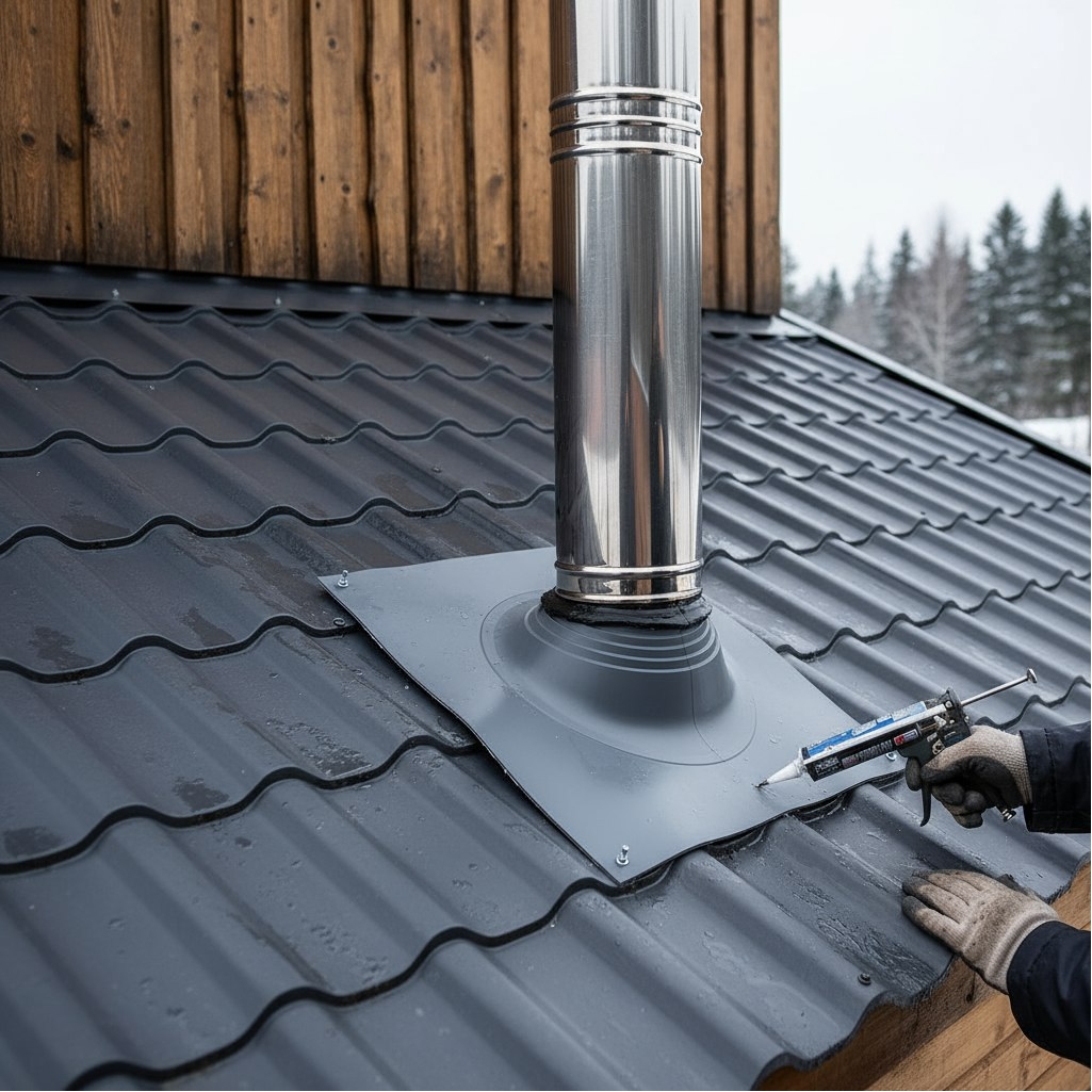 Мастер Флеш угловой, силикон, графит RAL 7024, 180-300 мм, для герметизации кровли