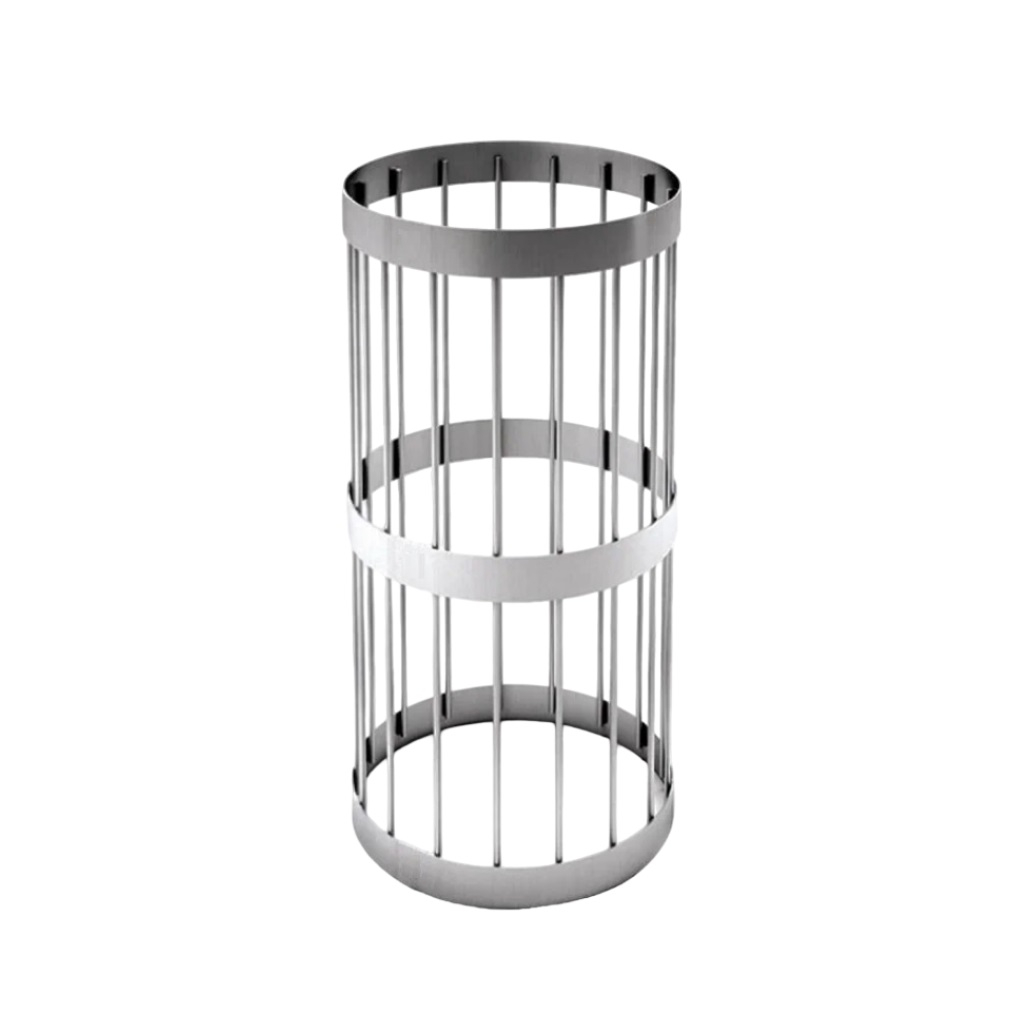 Сетка для камней разборная, нержавейка AISI 409, d-320 мм, Н-800 мм, профиль Р17х8х1мм, полоса 36х1.5 мм