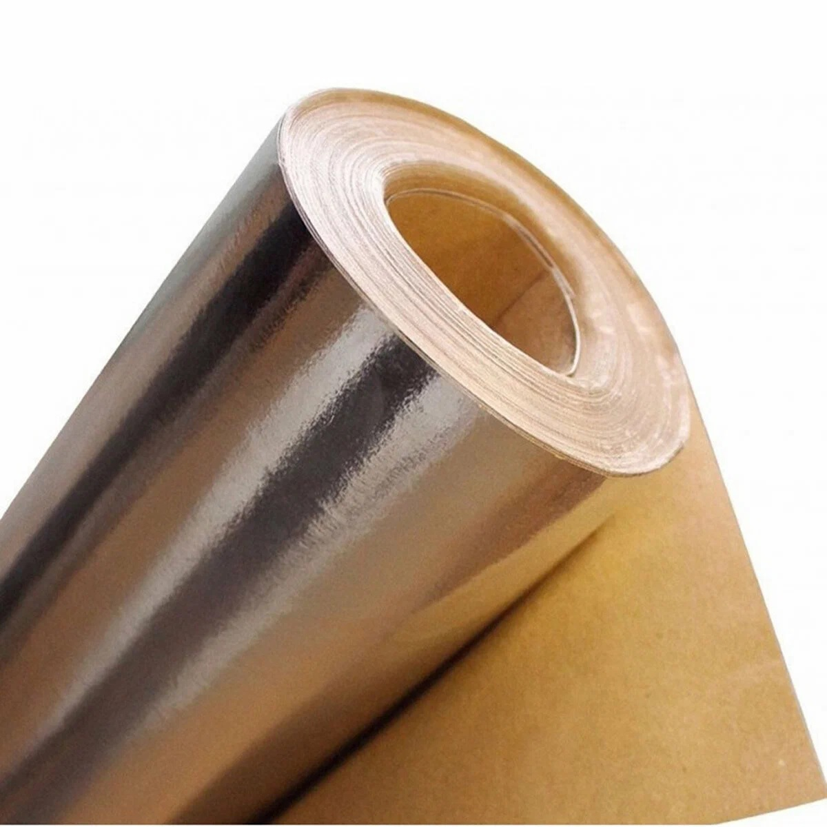 Фольга на бумажной основе, для Бани и Сауны, 0.08х1.2 м, серебристая, 18 м.кв, 15 м.п.