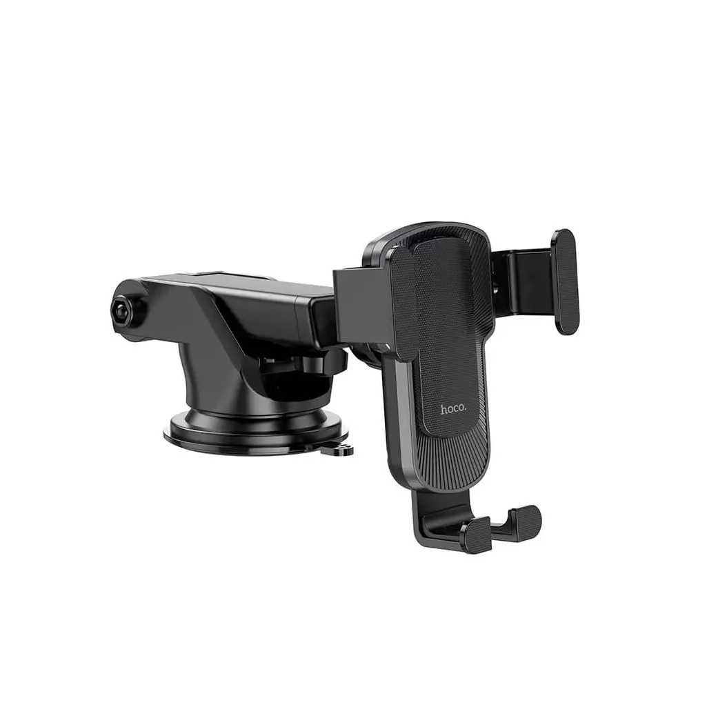 Держатель для телефона автомобильный Hoco CA104 на панель приборов или лобовое стекло, универсальный, черный
