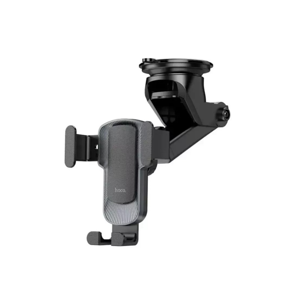Держатель для телефона автомобильный Hoco CA104 на панель приборов или лобовое стекло, универсальный, черный