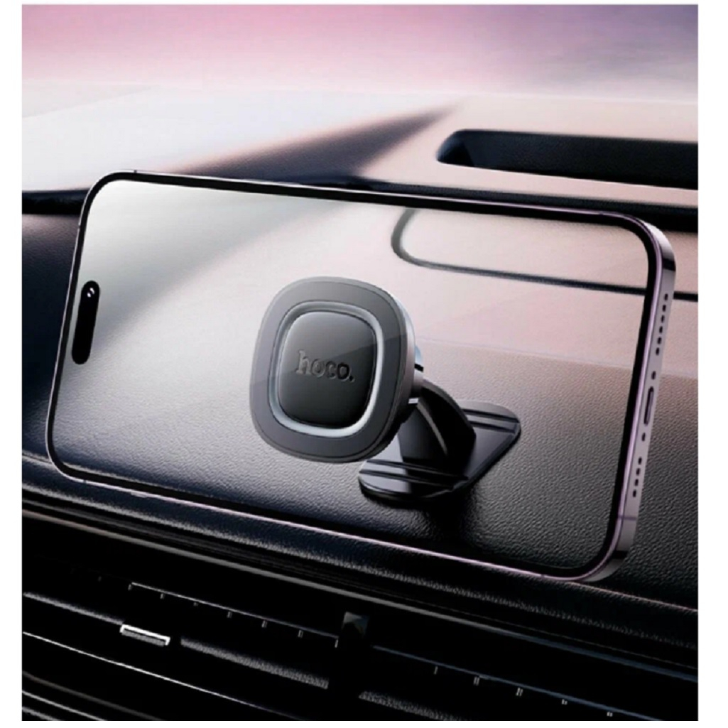 Держатель для телефона Hoco H73, автомобильный, на клеевой основе, черный