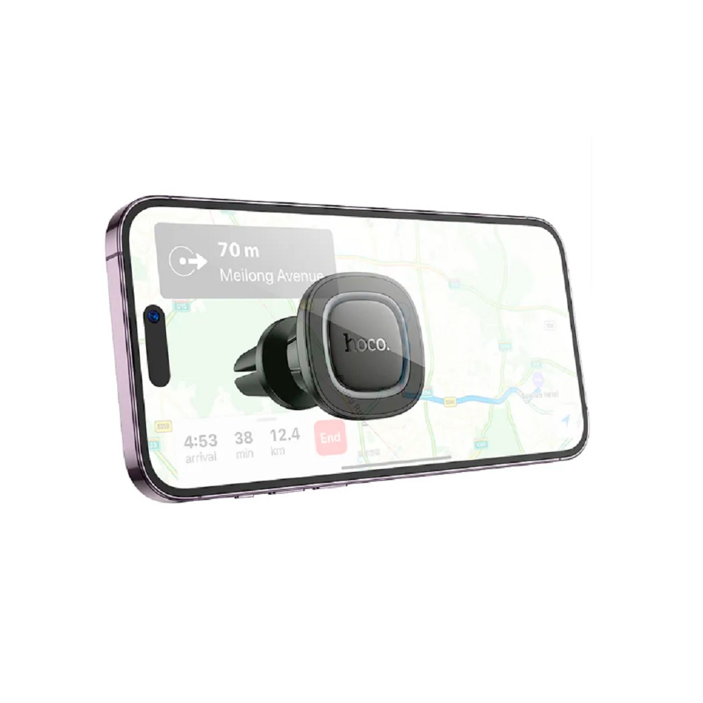 Держатель для телефона Hoco H72, автомобильный, на клеевой основе, черный
