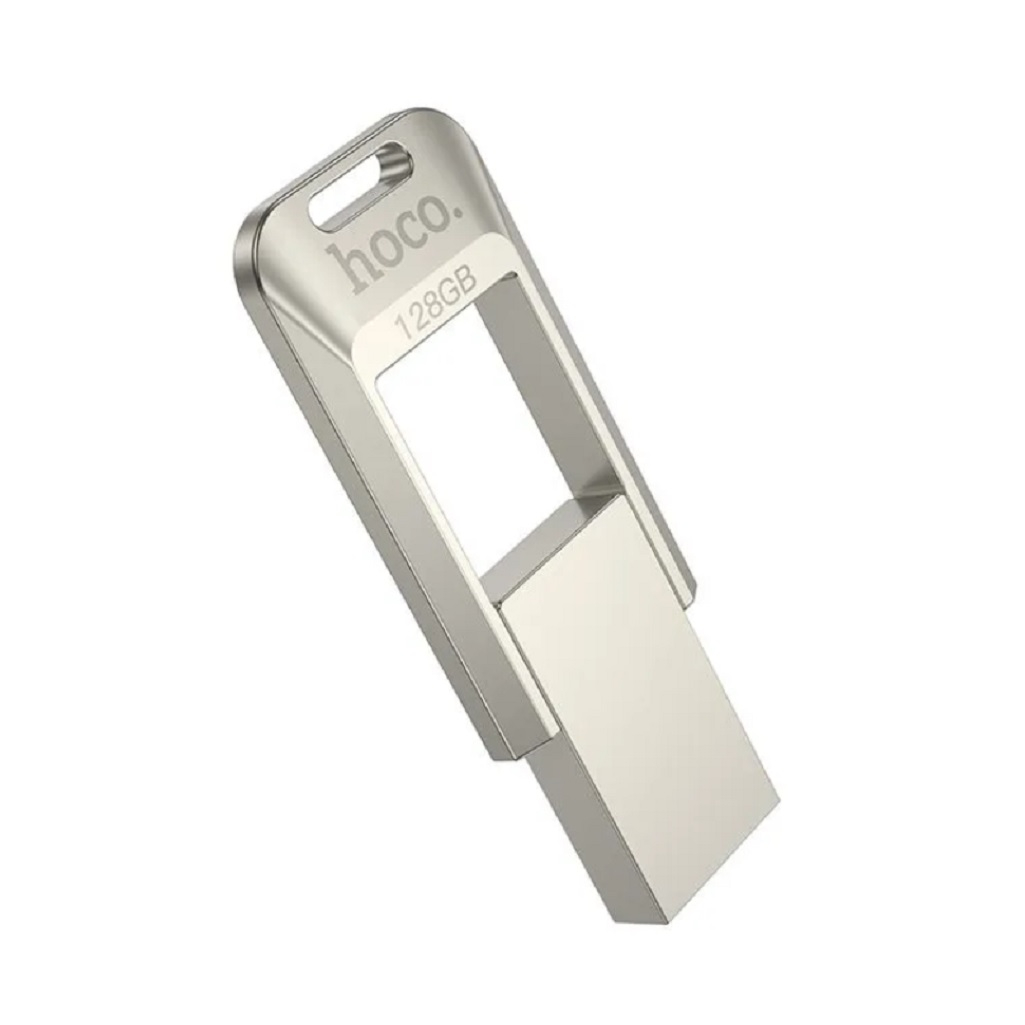 Флеш-накопитель Hoco USB 3.0 UD16, поворотный, 150 Мб/с, 128 GB, белый