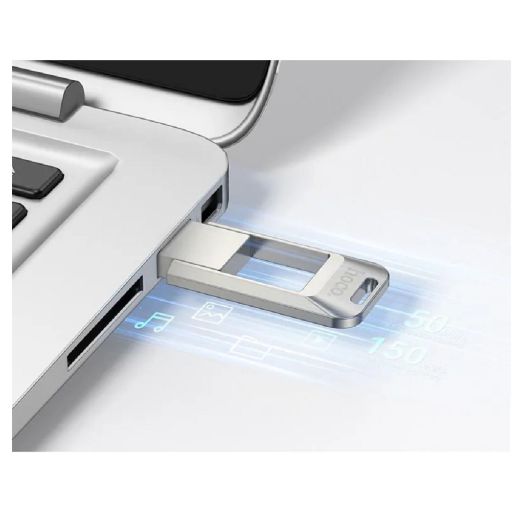 Флеш-накопитель Hoco UD1664, USB 3.0, 64GB, для передачи и хранения данных, бежевый