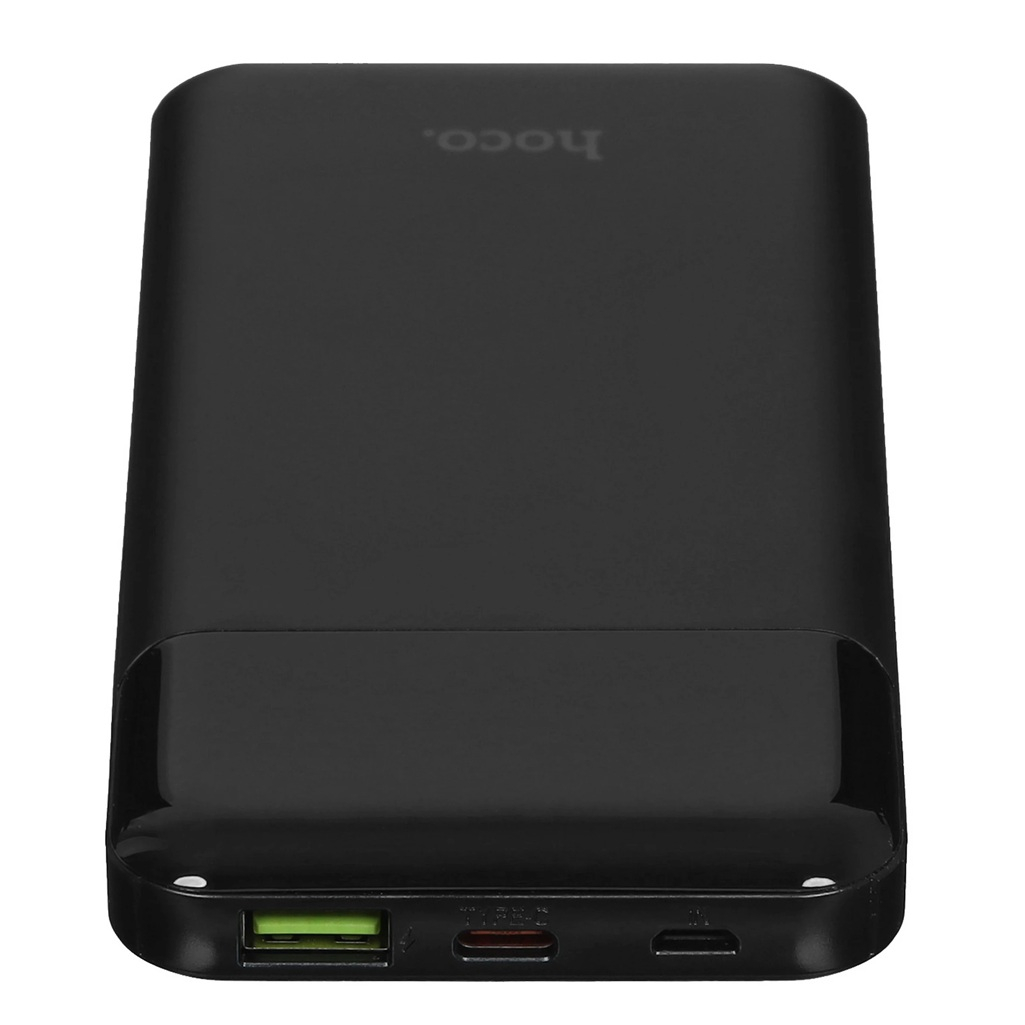 Аккумулятор внешний Hoco J102А, 20 Вт, USB-A, USB-C, 10000 мАч, черный