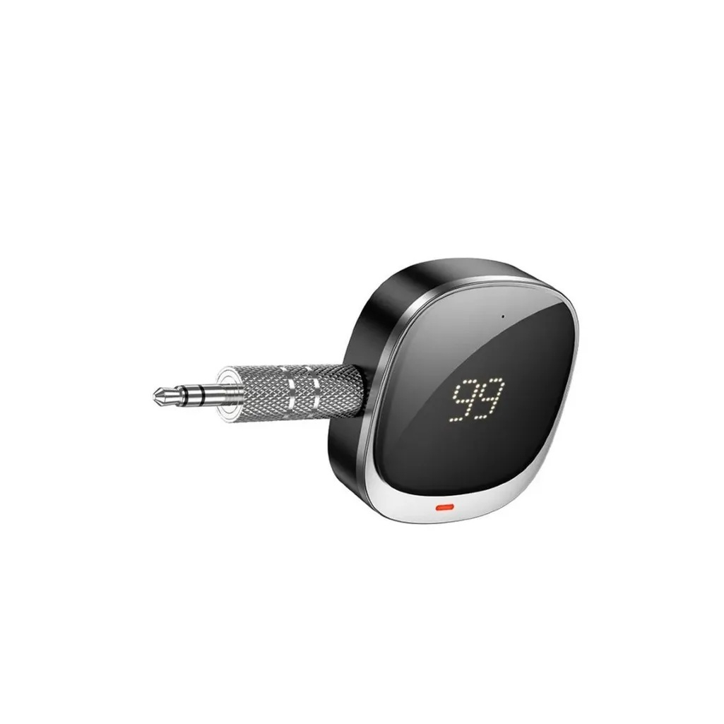 Ресивер автомобильный Hoco E80, AUX 3.5 мм, Bluetooth, черный