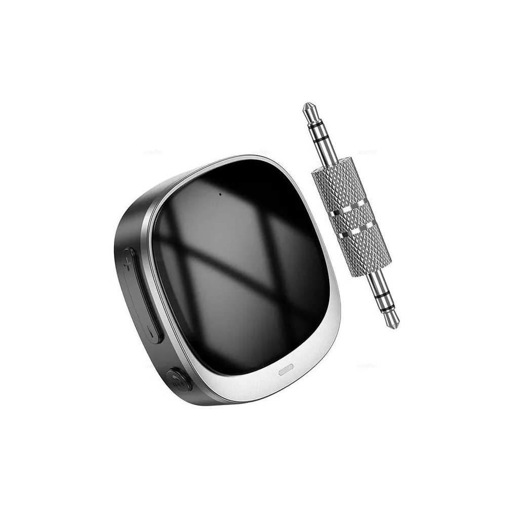 Ресивер автомобильный Hoco E80, AUX 3.5 мм, Bluetooth, черный