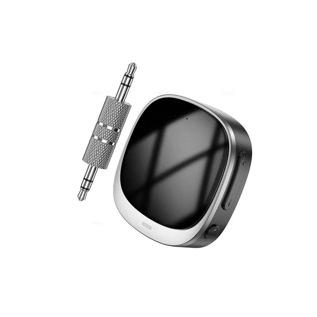 Ресивер автомобильный Hoco E80, AUX 3.5 мм, Bluetooth, черный