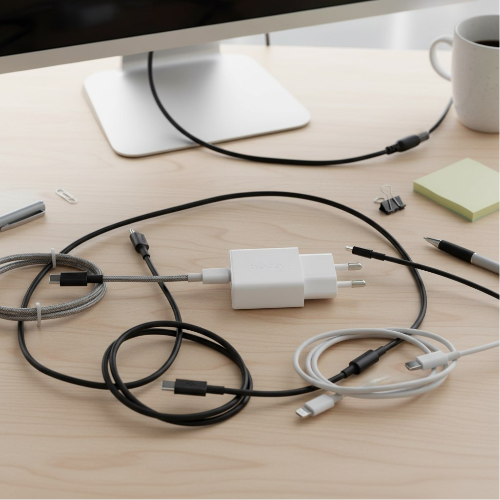 Устройство зарядное Hoco N73 Speed PD20W+QC3.0, Type-C - Type-C EU, белый