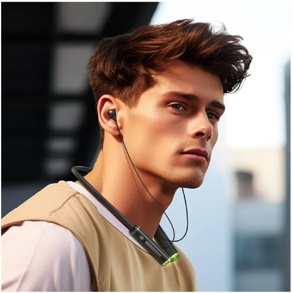 Наушники беспроводные Hoco ES72, внутриканальные, спортивные, черные