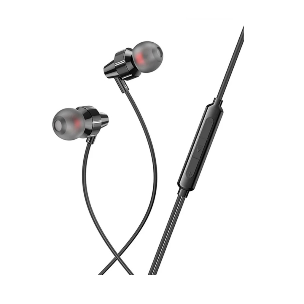 Наушники проводные Hoco M90 Type-C, с гарнитурой, внутриканальные, черные