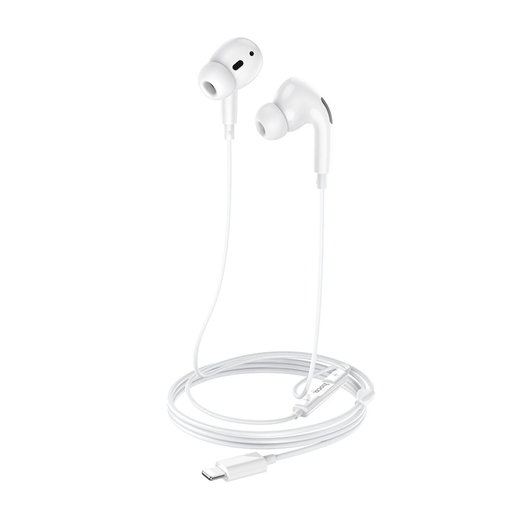 Наушники внутриканальные Hoco M1 Pro для iPhone, с микрофоном, 1.2 м, белые