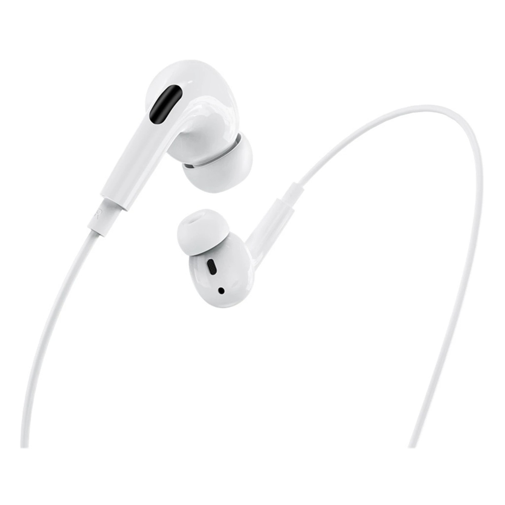 Наушники внутриканальные Hoco M1 Pro для iPhone, с микрофоном, 1.2 м, белые