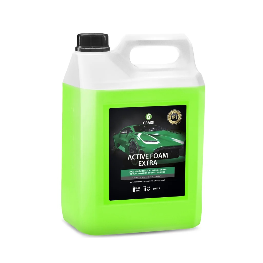 Пена активная Grass Active Foam Extra 700105, для бесконтактной мойки, канистра, 6 кг