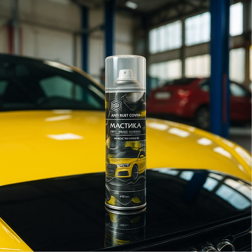 Мастика битумная Agat-Avto FD0101, антикоррозийная, аэрозоль, 400 мл