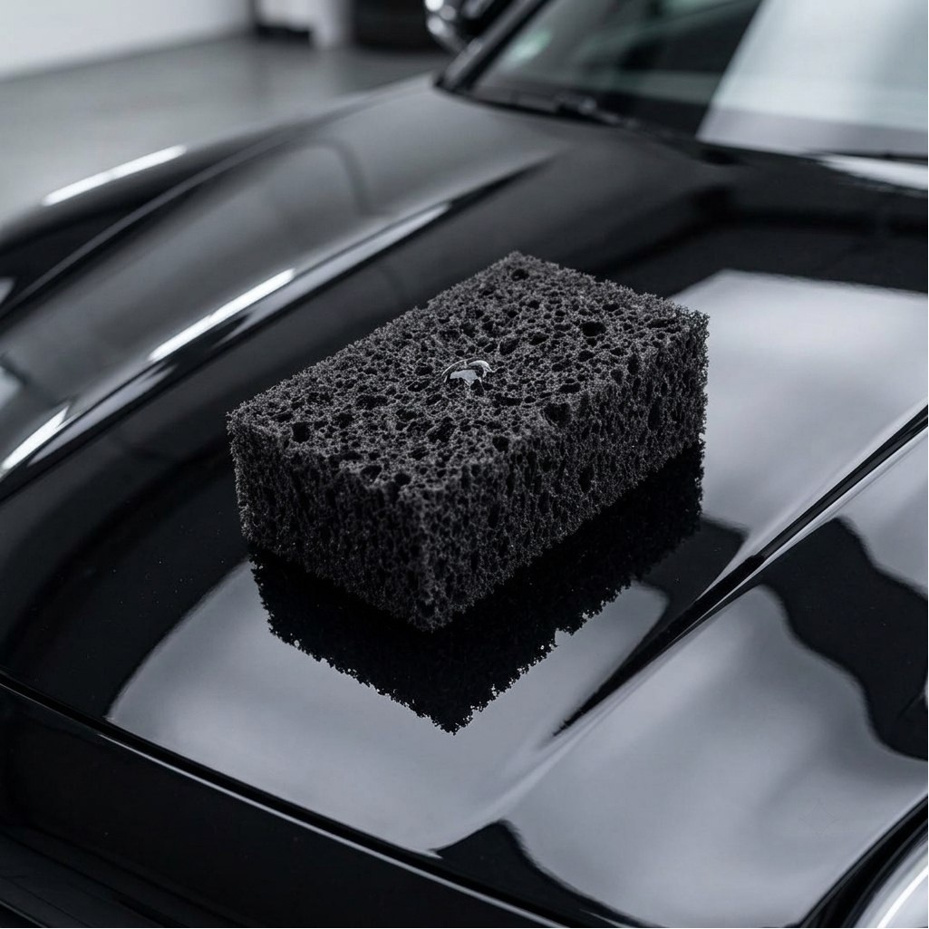 Губка автомобильная Grass IT-0883, крупнопористая, химостойкая, 50х110х195 мм