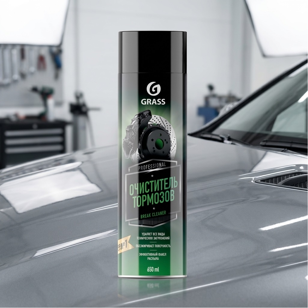 Очиститель тормозов Grass Break Cleaner 110519, аэрозоль, 650 мл