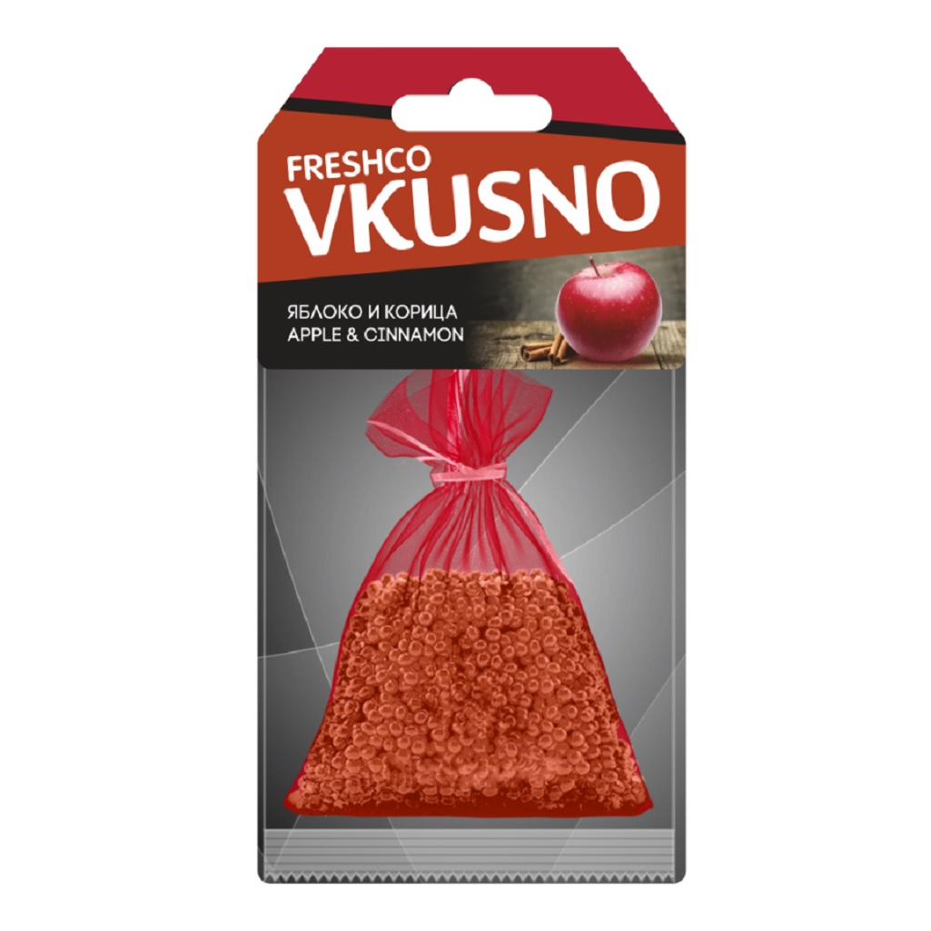 Ароматизатор в мешочке Freshco Vkusno яблоко и корица AR1VM005, подвесной