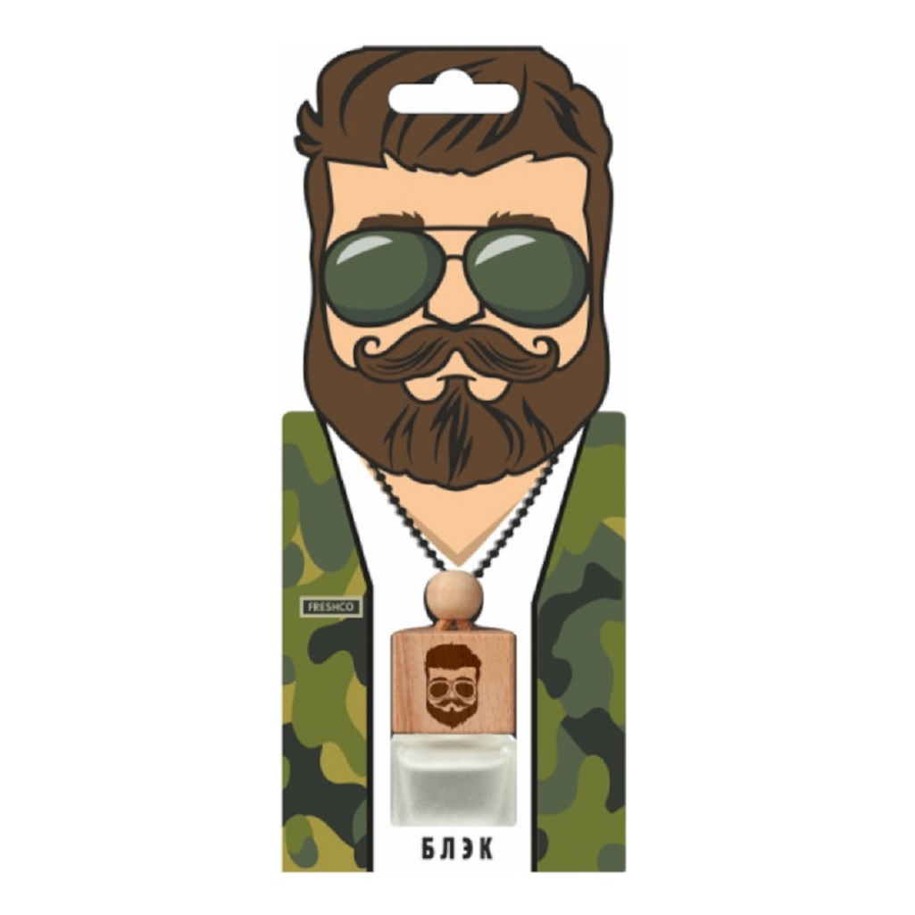 Ароматизатор-флакон подвесной Azard Территория Мужчин Партизан Блэк AR1TM200
