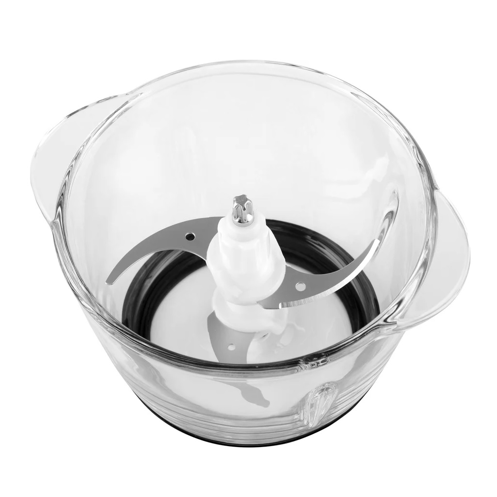 Измельчитель Willmark WMC-5288, 2001445, стеклянная чаща 1.2 л, двойные лезвия, корпус из пластика, кремовый