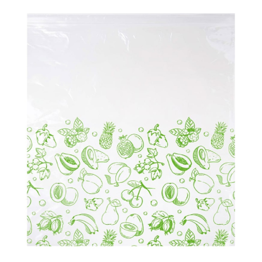 Пакеты Рыжий Кот 247610 с зип-замком, с рисунком, 1 л, 18х22 см, в упаковке 15 штук