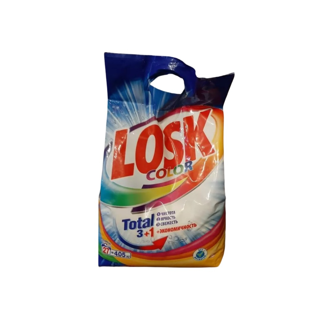 Порошок для стирки Лоск Колор Автомат, для цветного белья, 4.05 кг, 27 стирок