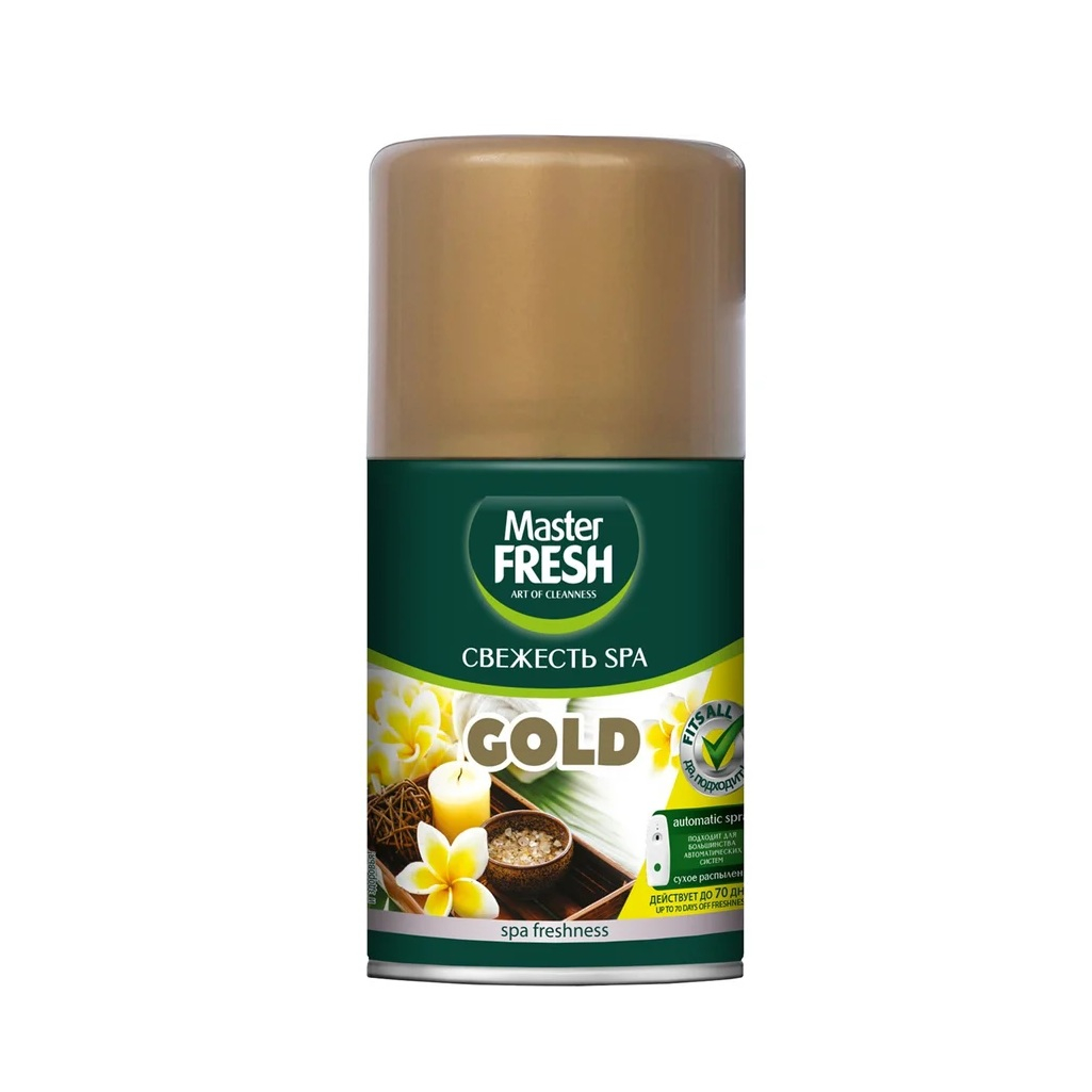 Сменный баллон Master Fresh Свежесть SPA для автоматического освежителя воздуха, 250 мл