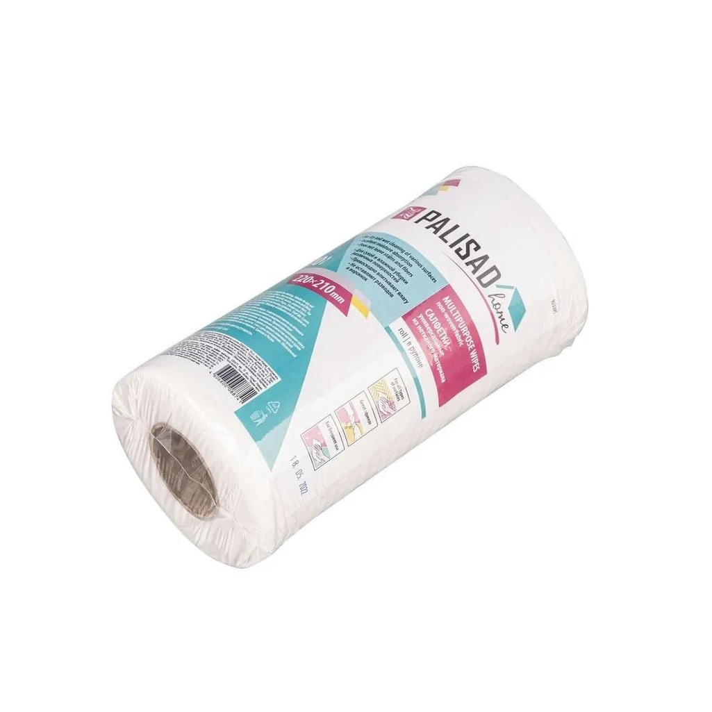 Салфетки универсальные Palisad из нетканого материала, белые, 210х220 мм, 70 шт