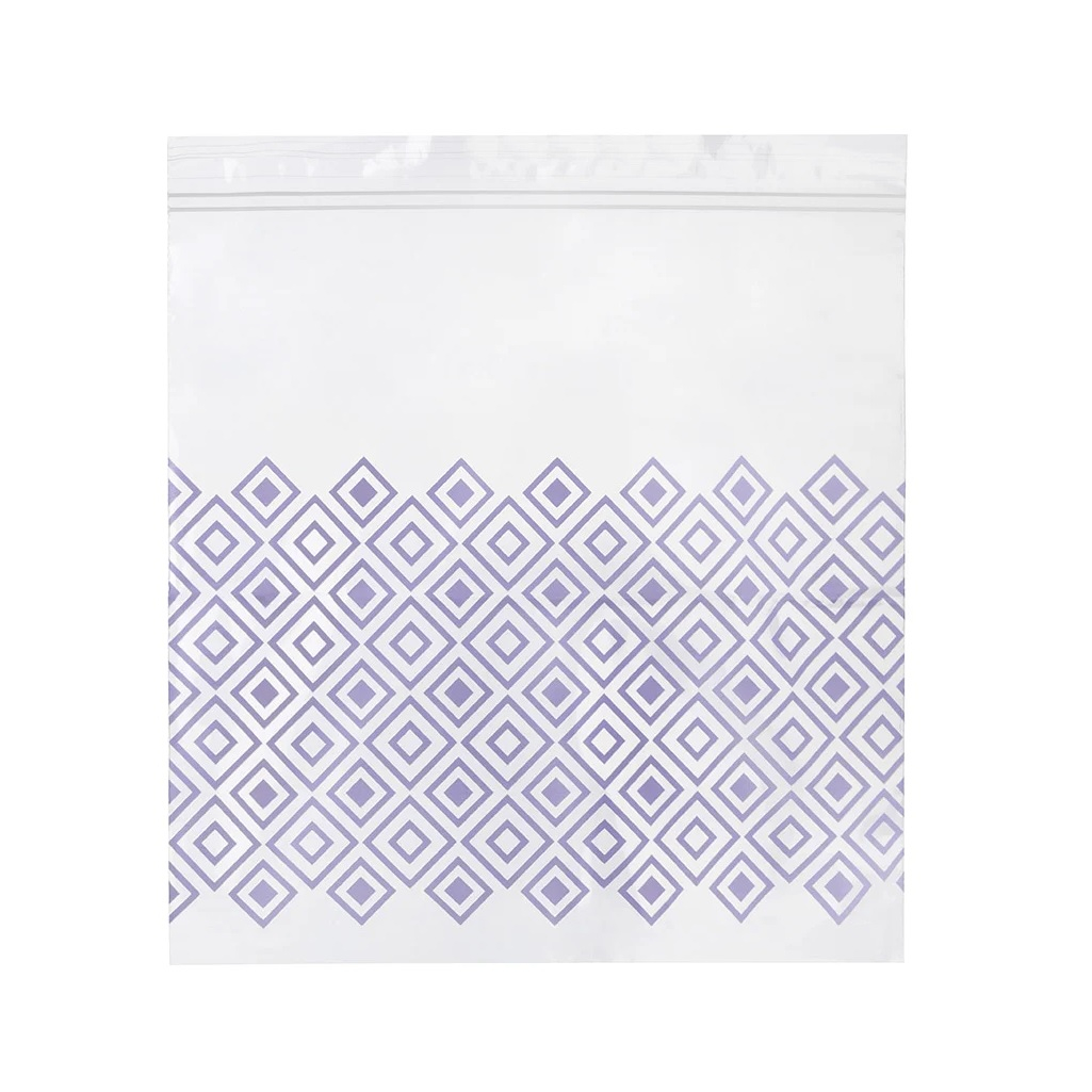 Пакеты Рыжий Кот 105526 для заморозки и хранения, с двойным зип-локом, 24х26.5 см, в упаковке 50 штук