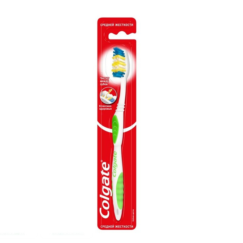 Зубная щетка Colgate Классика здоровья, средней жесткости