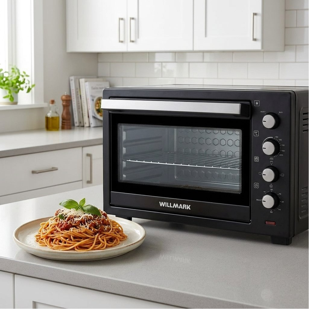 Мини-печь Willmark WOC-805BL, 1000973, цвет черный, объем 80 л, 2.8 кВт