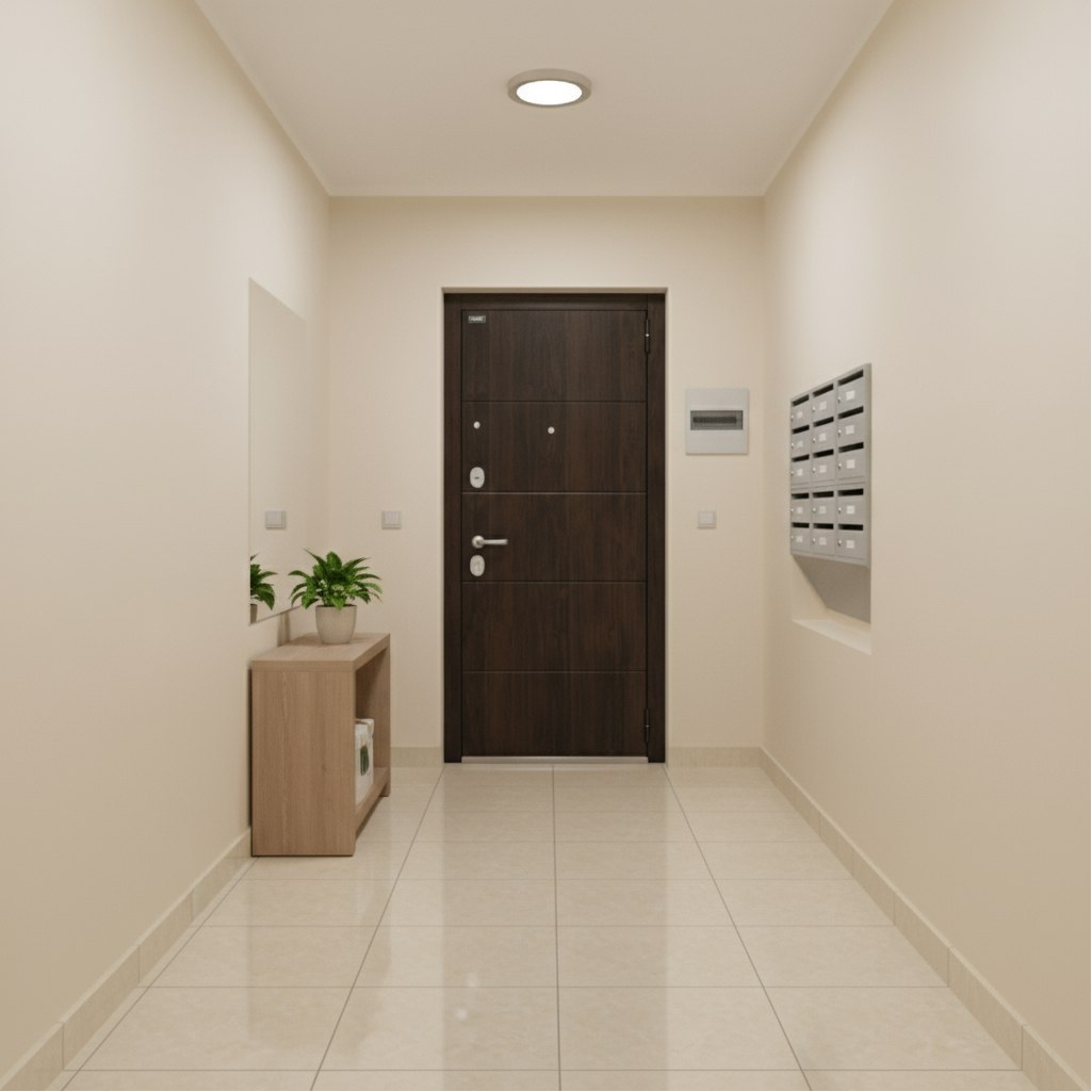 Дверь металлическая Bravo 033-17890 R3 Almon, Wenge Veralinga, лунный камень, 205х96 R