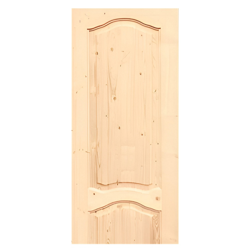 Дверь межкомнатная Каролина 2ф ДГ-70 из массива сосны, филенчатая, глухая, 700х2000 мм