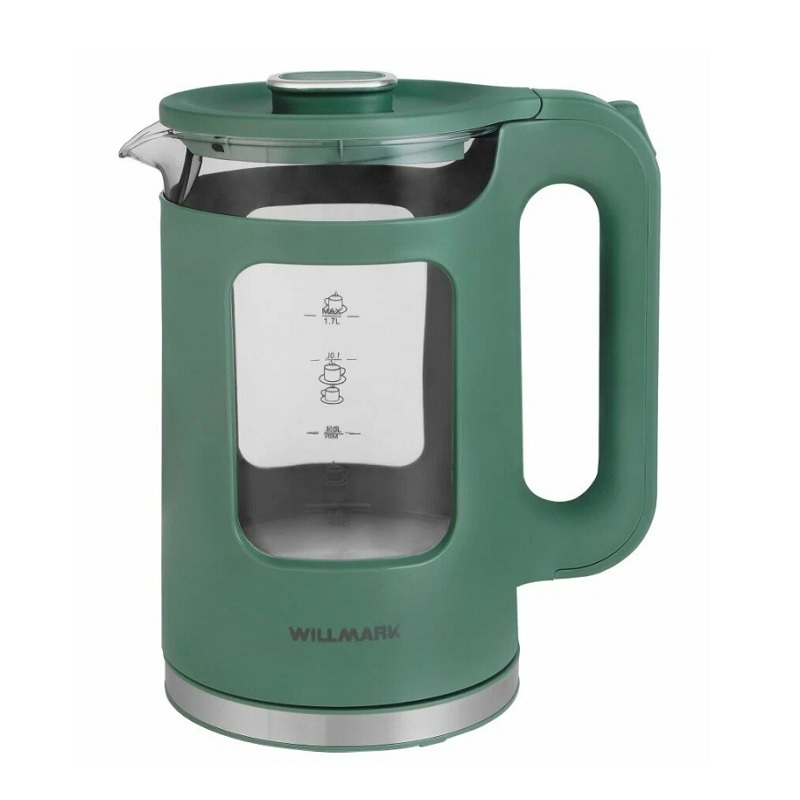 Чайник Willmark WEK-1725G 1,7л 2200 Вт, зеленый