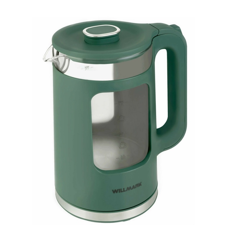 Чайник Willmark WEK-1725G 1,7л 2200 Вт, зеленый