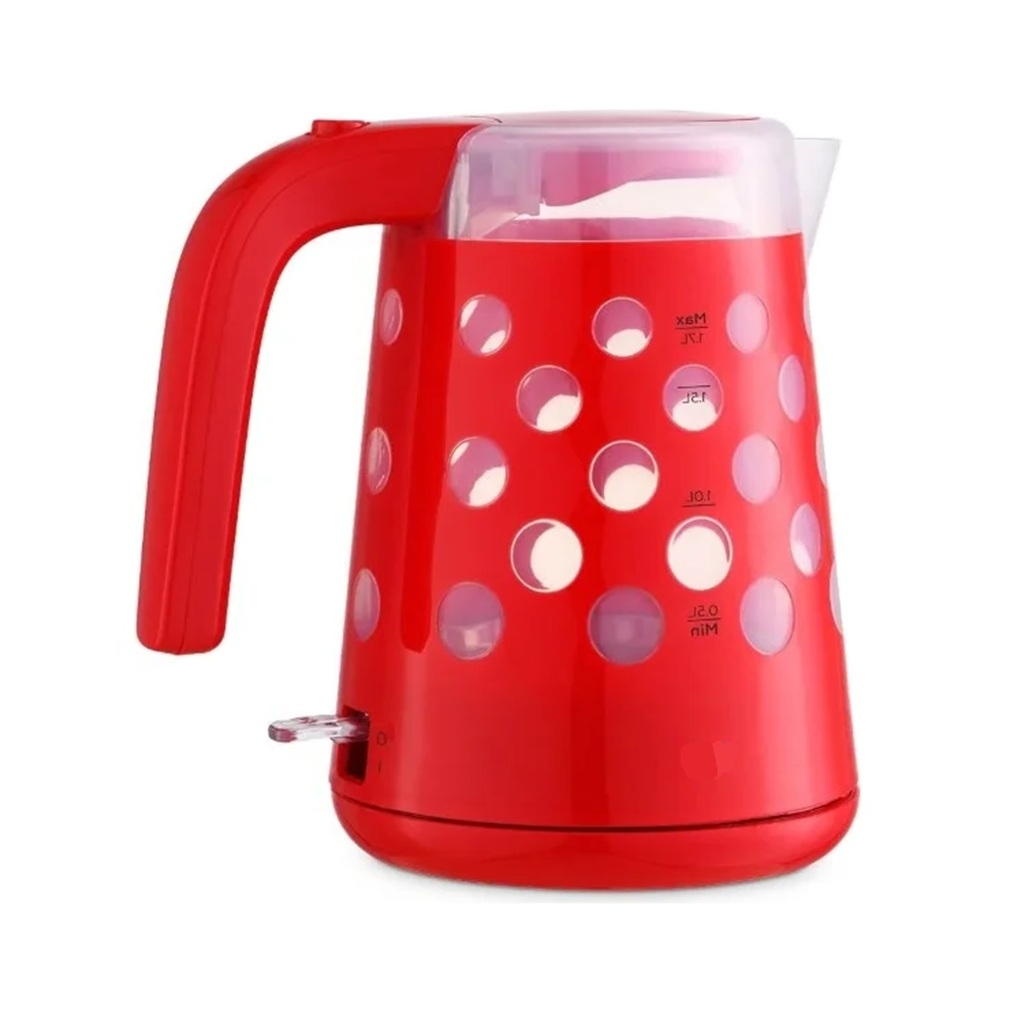 Чайник электрический BQ KT1713P 1.7 л, пластик, 2.2 кВт, красный