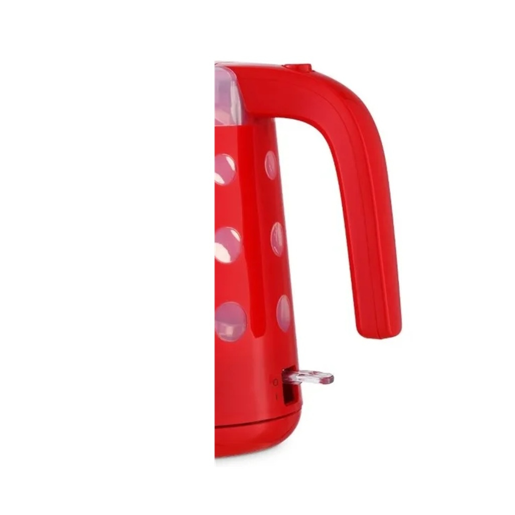 Чайник электрический BQ KT1713P 1.7 л, пластик, 2.2 кВт, красный