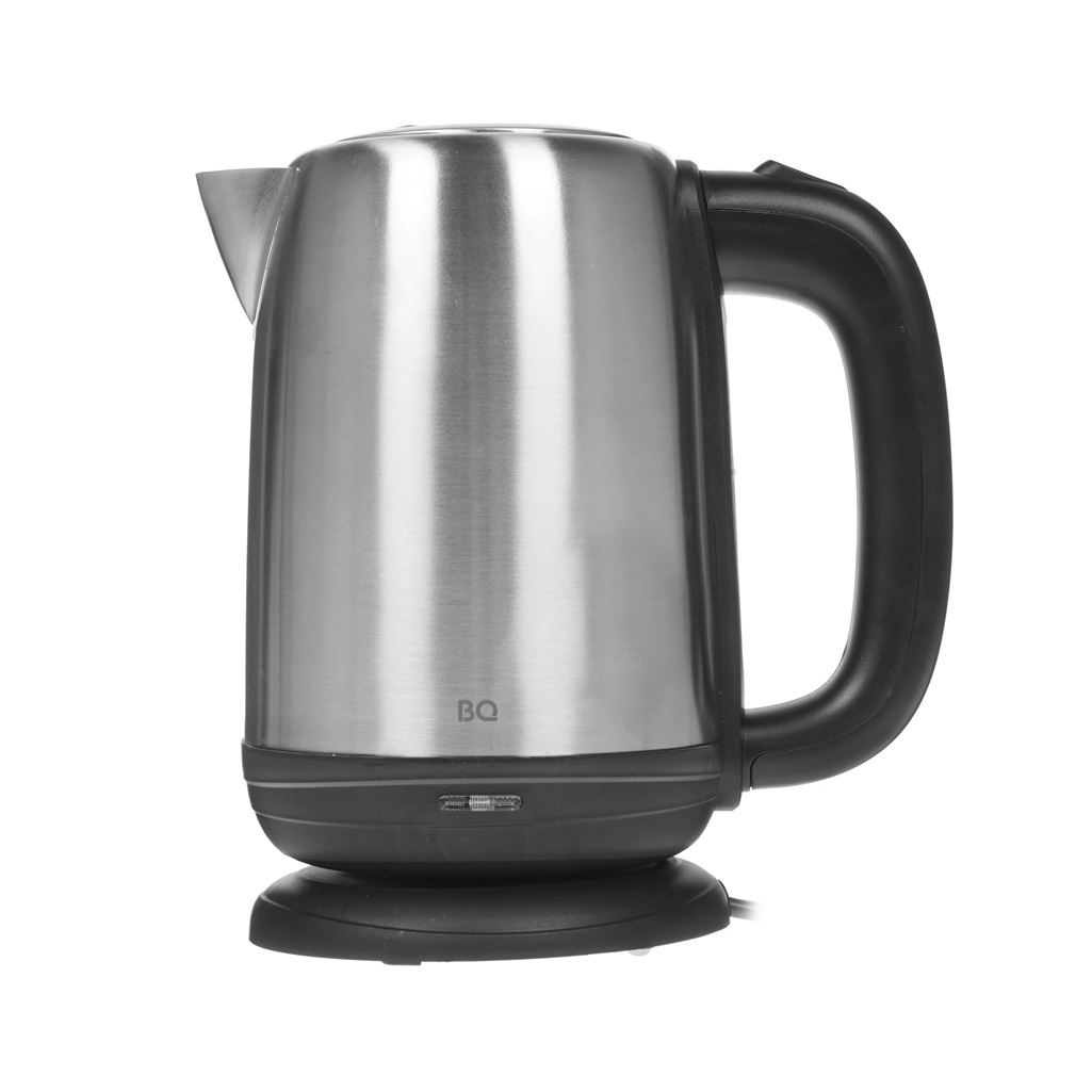Чайник электрический BQ KT1821S 1.7 л, нержавеющая сталь, 2.2 кВт, серебристый с черным