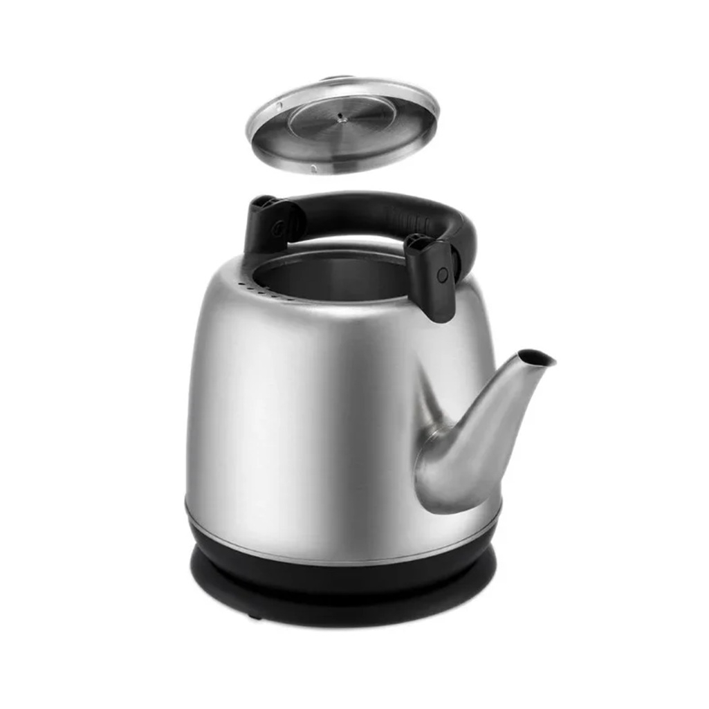 Чайник электрический BQ KT2303S 4 л, металл, 2.2 кВт, серебристый с черным