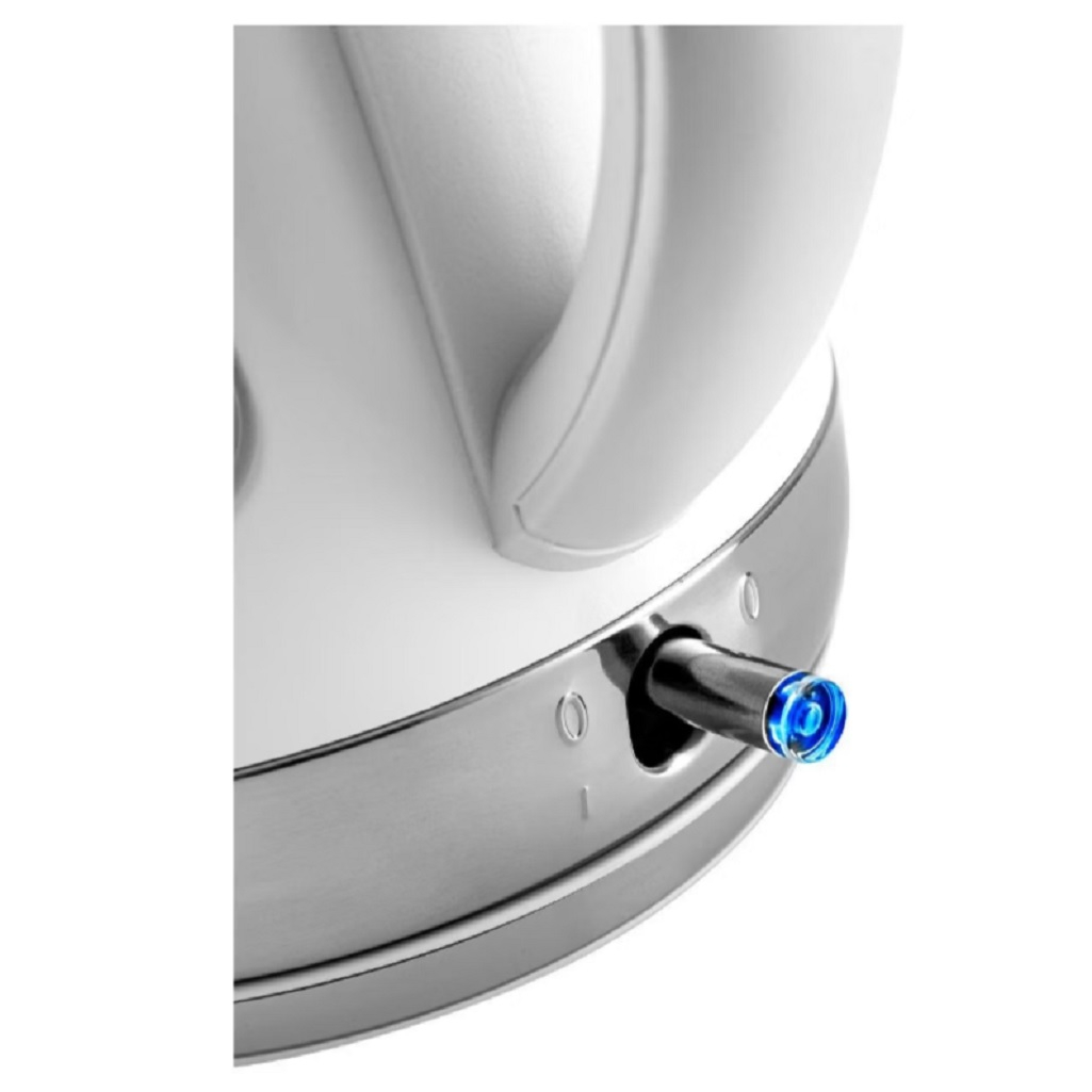 Чайник электрический Brayer BR6110, 1.7 л, 2200 Вт, поворот на 360 градусов, белый