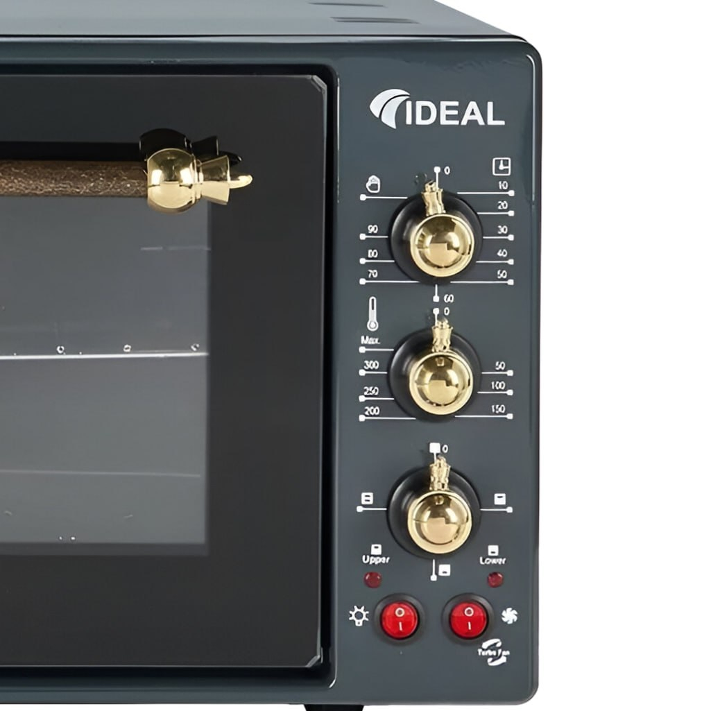 Мини-печь IDEAL М 50 04, УТ-00002072, цвет антрацит, объем 50 л, 1.6 кВт